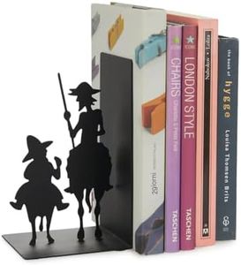 Balvi - Don Quijote Serre-Livres en métal. Inspiré de l'oeuvre de Cervantes.