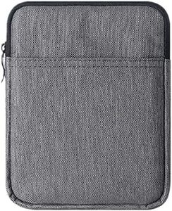 ALMIGHTY 6 Inch Nylon Cover Pouch Bag Sleeve for All-New Kindle 10th Generation 2019/Kindle Paperwhite 2018/ Kindle Voyage/Kindle (8th Generation, 2016)/Kindle Oasis E-Reader (Gray)