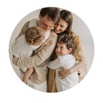 Personalised Own Photo or Text Round Fridge Magnet 5.5 cm