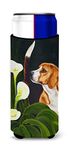 Caroline's Treasures Beagle Lilies Michelob Ultra Koozies for Slim Cans, Multicolor