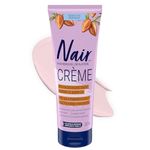 Nair Sensitive Formula Hair Removal Crème with Sweet Almond Oil and Baby Oil, 100% Painless Depilatory for Legs, Underarms and Bikini, Calm Skin Care Formula, 200 mL