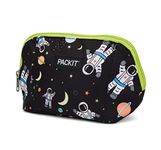 PackIt Freezable Snack Bag, Spaceman, Built with EcoFreeze Technology, Foldable, Reusable, Zip Closure Locks in Cool Dry Air, and Fresh Snacks On The Go