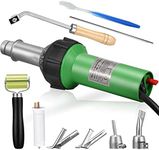 2 S SMAUTOP 1600W Plastic Welder Welding Hot Air Gun with Speed Nozzles Roller Pe PVC Plastic Rod UK Plug