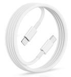 JGD PRODUCTS USB C to Lightning Cable 1M iPhone Fast Charger Cable USB-C Power Delivery Charging Cord for iPhone 14/13/12/12 PRO Max/12 Mini/11/11PRO/XS/Max/XR/X/8/8Plus/iPad pack of 1