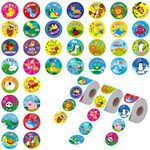 1800 Teacher Reward Encouragement Motivational Spanish Espanol Sticker in 36 Animal Designs for Teachers, Classroom Use (Each Measures 1” in Diameter)