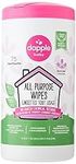 Dapple Baby - All Purpose Cleaning Wipes, Baby Safe, Natural Toy and High Chair Wipes, Plant Based, Sweet Lavender Scented - 75 Count