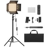 RGB Photography Video Lighting Kit, 50W Bi-Color Energy-Saving LED Video Studio Lights with 2300k~8500k Dimmable CRI 97+ for Filming Camera Photo Recording Stage Shooting Streaming YouTube TikTok