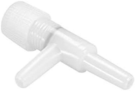 uxcell Aquarium Air Valve 2 Way Air Pump Control Valves for Fish Tank Plastic White 30Pcs