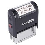 NOT at This Address Self Inking Rub