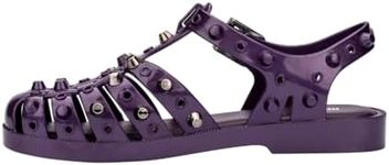 Melissa Possession Studs for Women, Purple, 7