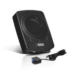 BOSS Audio BAB8 Amplified Car Subwoofer - 800 Watts Max Power, Low Profile, 8 Inch Subwoofer, Remote Subwoofer Control, Great for Vehicles That Need Bass But Have Limited Space