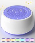 Jack & Rose White Noise Machine for Sleeping Baby Adults Kids, Sound Machine with Night Light, 16 Soothing Sounds for Sleeping, Plug in, Noise Maker for Bedroom Home