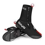 Cycling Shoe Covers Winter Waterproof Bike Overshoes for Men Women Thermal Warm Road Bike MTB Booties,Size XL Black