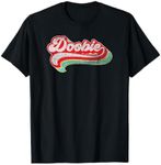 Doobie Retro Distressed Design Hipster Design T-Shirt