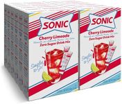 Sonic Singles To Go Powdered Drink Mix, Cherry Limeade, 6 Sticks Per Box, 12 Boxes (72 Sticks Total)