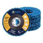 SATC 5 PCS Strip Discs Stripping Discs 115mm for Angle Grinder Rust Remover for Metal Paint Stripper Wheel Quick Abrasive Discs Rust, Oxidation, Paint Remover