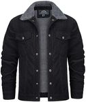 KEFITEVD Mens Corduroy Jacket Winte