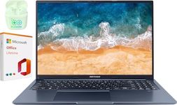 ASUS Vivobook Business Laptop Computer, 16" WUXGA Laptop 40GB RAM 2TB SSD, AMD Ryzen 7 5800HS Processor, Windows 11 Home Laptop with Microsoft Office Lifetime, PLUSERA Earphones, Quiet Blue