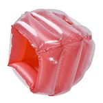 Bumper Ball, Inflatable Bubble Toy Outdoor Red Foldable Body Bubble Ball Interesting PVC Bubble Ball for Kids Adult Play Soccer Ball