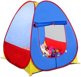 Eocusun Kids Play Tent, Pop Up Playhouse Indoor or Outdoor, Portable Baby Ball Pit with Carry Bag, Christmas Birthday Gifts for Boys Girls Toddlers (Balls not Included)