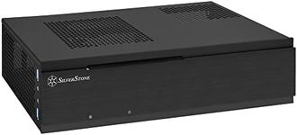 SilverStone SST-ML06B-E - Milo Slim HTPC Silent Mini-ITX Computer Case, black