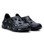 Boldfit Clogs for Man Soft Eva Clog Slipons for Men Lightweight Clogs for Men Comfortable Slip On Waterproof & Anti Skid Everyday Wear Casual Mules for Mens Clog for Boys- Dripz Black Neon 7