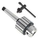 Timunr 3/16-3/4 MT3-JT3 Heavy Duty Drill Chuck with Drill Chuck Tightening Key Fit for CNC Lathe Milling Drill Machine