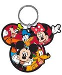 Disney Gang Mickey Goofy Donald Pluto Minnie Laser Keychain