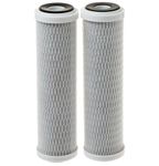 GE FX12P Reverse Osmosis Pre- and Post-Filter Set (set includes: one 9-3/4-Inch long pre-filter and one 9-3/4-Inch long post-filter)