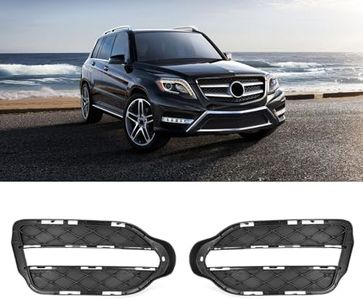 BINB ROAD 2Pcs Front Left Right Fog Light Cover Grille 2048857223 + 2048857123 Compatible with Mercedes-Benz X204 GLK250 GLK350 2013-2015