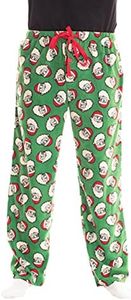 #followme Microfleece Men’s Pajama Pants, Santa the Man, X-Large