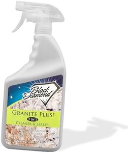 Black Diamond Stoneworks GRANITE PLUS! 2 in 1 Cleaner & Sealer for Granite, Marble, Travertine, Limestone, Ready to Use! (1-Quart)
