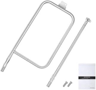 Uniflasy 65032 Grill Burner Tube for Weber Q3200, Q300, Q320, Q3000, 404341, 57060001, 586002 Gas Grills, 304 Stainless Steel Grill Replacement Burner for Weber Q Series 60036, 80385