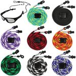 8 Pack Sports Eyeglasses Strap,Adjustable Sunglasses Holder Strap Eyewear Retainer Facemask Chain,Eyeglass Cord Lanyard Holder Glasses Strap