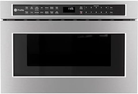 GE Profile PWL1126SWSS 1.2 Cu Ft Microwave Drawer, 1000W, Sensor Cooking, Easy-Glide Drawer, Touch Controls, Stainless Steel