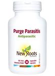 New Roots Herbal Purge Parasitis Capsules, 90 Veg Caps for Adults - Comprehensive Parasite Cleanse with Wormwood, Black Walnut Hull - Digestive & Antiparasitic Support Supplement - 1 Bottle