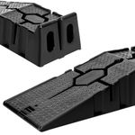 2Pcs Motorhome Levelling Ramps 5 Ton Car Ramp Heavy Duty Polypropylene Plastic Loading Access Ramp Lift Low Profile Vehicles for Car Ramps Campervan Van Vehicle