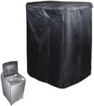 J&C Washer/Dryer Cover Black Dustpr