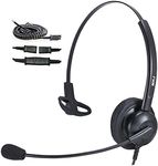 RJ9 Cisco Headset Wired Desk Phone Headset with Noise Cancelling Microphone Compatible with Cisco IP Phones 6841 CP-7821 7940 7942G 7945G 7960 7961G 7962G 7965G 7970 7971G 7975 8841 8865 8961 9951 etc