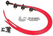 MSD Ignition Super Conductor Spark Plug Wire Set - 4 Cylinder Midget PN: 31689