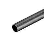 sourcing map Carbon Fiber Tube 14x12x500mm for RC Airplane Quadcopter Black Tube 3K Roll Wrapped Matt Surface