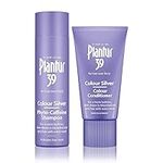 Plantur 39 Purple Shampoo and Conditioner Set | Enhanced Silver Sheen for Bleached and Grey Hair | Prevents and Reduces Hair Loss and Supports Hair Growth | 1x Shampoo 250ml | 1x Conditioner 150ml