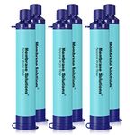 Membrane Solutions Water Filter Straw, Survival Filtration Portable Gear, Emergency Preparedness, Supply for Drinking Hiking Camping Travel Hunting Fishing Team Family Outing - 6 Pack