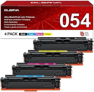 054 Toner Cartridge 4 Pack - 054H Replacement for Canon 054 Toner Cartridge Set, for Canon MF642cdw Toner Cartridges, Works with Color imageCLASS MF642Cdw, MF644Cdw, MF641Cdw, LBP622Cdw Laser Printers