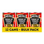 Heinz Classic Soup: Cream of Tomato Soup, 400 g (Pack of 12) - vegetarian soup with plant power