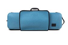 Gewa 309130 Organic Violin Case A 4/4 with Music Pocket, Side Handle, Adjustable Neck Rest Colour: Blue