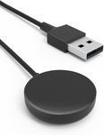 Sinoacc Charger For Samsung Galaxy Watch 4/4 Classic/3/5/5 Pro/Active 2/Active 1 Watch Charger 3.3Ft Usb Magnetic Wireless Charging Cable Cord For Samsung Galaxy Watch(Not For Gear S2/S3/S4),Black