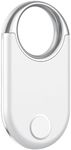 Air Tracker Tag 1 Pack, White - Bluetooth 5.3 Tracker and Item Finder Work with Apple Find My (iOS/iPadOS/MacOS Only), Locate Keys/Luggage/Backpack and More, Replaceable CR2032 Coin Battery