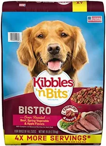 Kibbles 'N Bits Bistro Oven Roasted Beef Flavor Dry Dog Food, 16-Pound