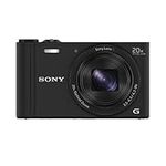 Sony DSCWX350 Digital Compact Camera with Wi-Fi and NFC (18.2 MP, 20x Optical Zoom) - Black